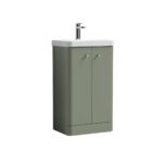 Nuie Core 500mm Floor Standing 2 Door Unit & Basin
