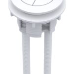 Matt White Cistern Push Button
