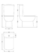 Compact Semi Flush to Wall WC - Image 4