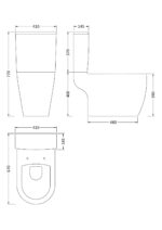 Semi Flush to Wall WC - Image 4
