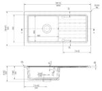 Nuie Counter Top Sink Single Bowl 1010x525 - Image 3