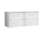 1200 Wall Hung 4-Drawer Vanity & Laminate Worktop
