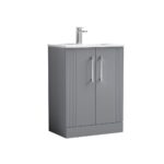 600mm Floor Standing 2 Door Vanity & Basin 2