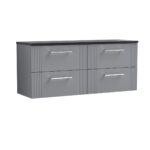 1200 Wall Hung 4-Drawer Vanity & Laminate Worktop