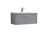 800mm Wall Hung Single Drawer Vanity & Basin 4