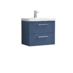 600mm Wall Hung 2 Drawer Vanity & Basin 3