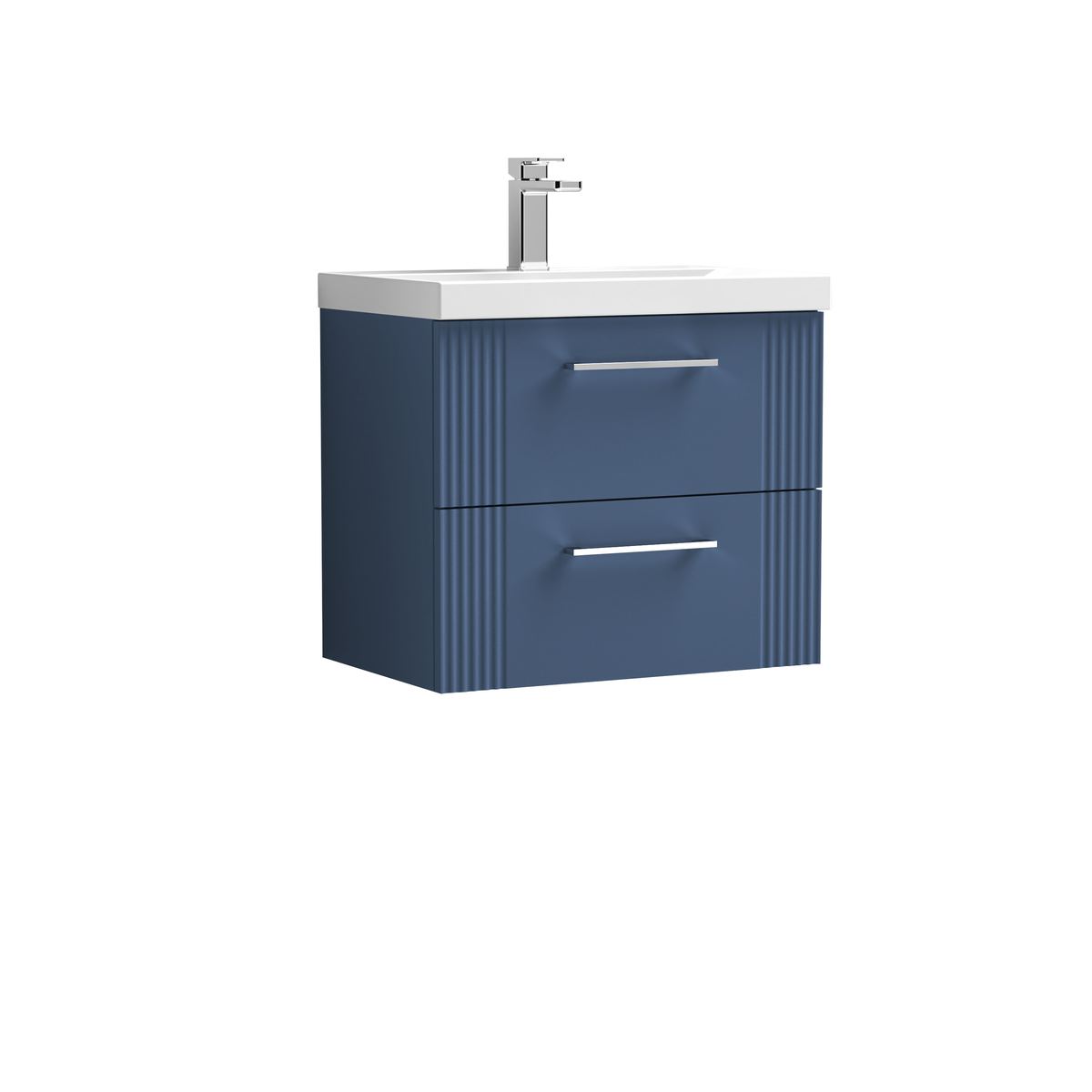 dpf393d_furniture_v1_co-1.jpg 600mm Wall Hung 2 Drawer Vanity & Basin 3 - Image 1