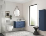 800mm Wall Hung 2 Drawer Vanity & Basin 3 - Image 2