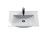 600mm Wall Hung 2 Drawer Unit & Basin 2 - Image 2