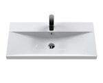 800mm Wall Hung 2 Drawer Unit & Basin 3 - Image 2