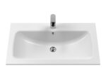 800mm Wall Hung 1-Drawer Unit & Stone Basin 1TH - Image 2
