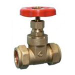 VGE brass gate valve 15mm - economy