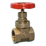 VGFE brass gate valve FxF 1.1/2" economy