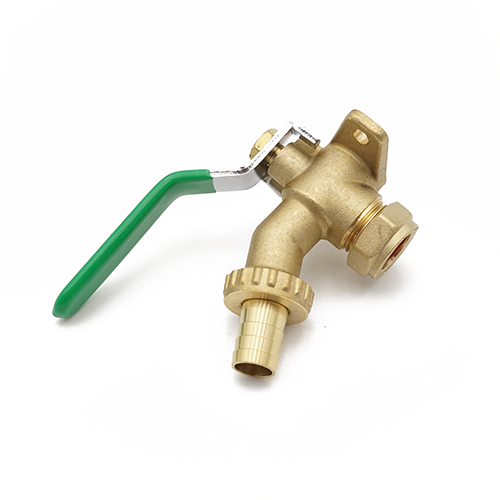 10025345-1.jpg VHBW hose union bib c/w wallplate - Image 1