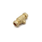 QQM iso valve 15mm brass - full flow