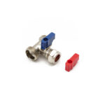 W/M valve tee 15mmx3/4"x3/4" dual appliance
