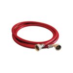 Washing machine hose - 1.5m red
