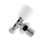8mm Straight LS+WH Rad Valve Chrome