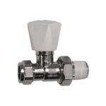 15mm Straight LS+WH Rad Valve Chrome