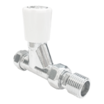 **OPTIMA MM straight rad valve - 15mm CP