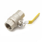 QLF yellow lever ball 1"FxF