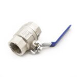 QLF blue lever ball valve PN25 1"FxF WRAS