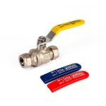 22mm Universal Lever Ball Valve GAS / WRAS Approved