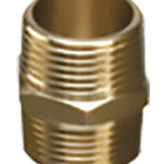 BF280 brass hexagonal nipple 1.1/2"