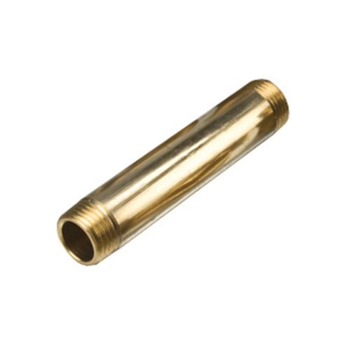 10070865-1.jpg BF531 brass long running nipple 1/2"x 3" - Image 1