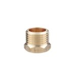 Brass adaptor and washer 1/2" x 3/8"