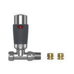 Pro Plus Straight TRV 8/10/15mm - Anthracite & Chrome