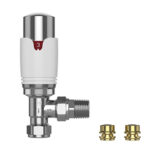 Pro Plus Angled TRV 8/10/15mm - Chrome & White (Tulip Style)