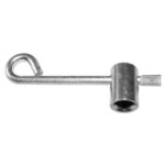 Radiator vent key - rear access