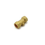 QQE isolating valve 15mm brass - WRAS