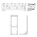 Ideal Low Height Frame & Header DN80