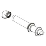 Ideal Logic Horizontal Telescopic Flue Term 1 Metre