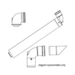 Ideal Independent Combi/System High Level Flue Outlet Kit