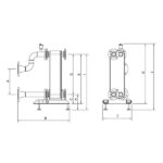 Ideal Evomax Plate Heat Exchanger Kit 300KW DN100