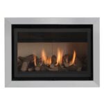 Valor Modenza Homeflame Brushed Chrome FS