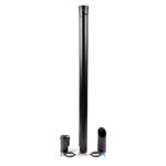 Baxi/Main/Potterton Under Balcony Eaves Flue Kit Black
