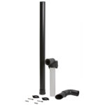 Baxi Plume Displacement Term Kit For Tlscpc Flue inc 1m Ext/Brck Black