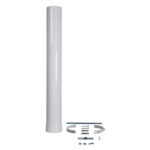 Baxi/Main/Pott 1 metre Flue Ext inc Fixing Screws