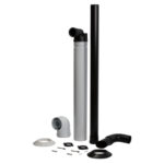 Baxi/Main Plume Displacement Terminal Kit - Black