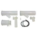 Vaillant 250mm PP Internal Basic Flue Kit For 2 Inline Boilers