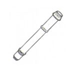 Vaillant HE 125mm Vertical Flue Duct+Terminal