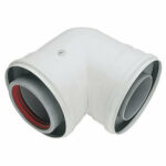 Vaillant HE 125mm 87 Degree Elbow