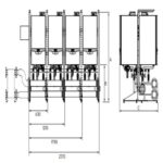 Vaillant VBB104 Cascade 4xBoiler