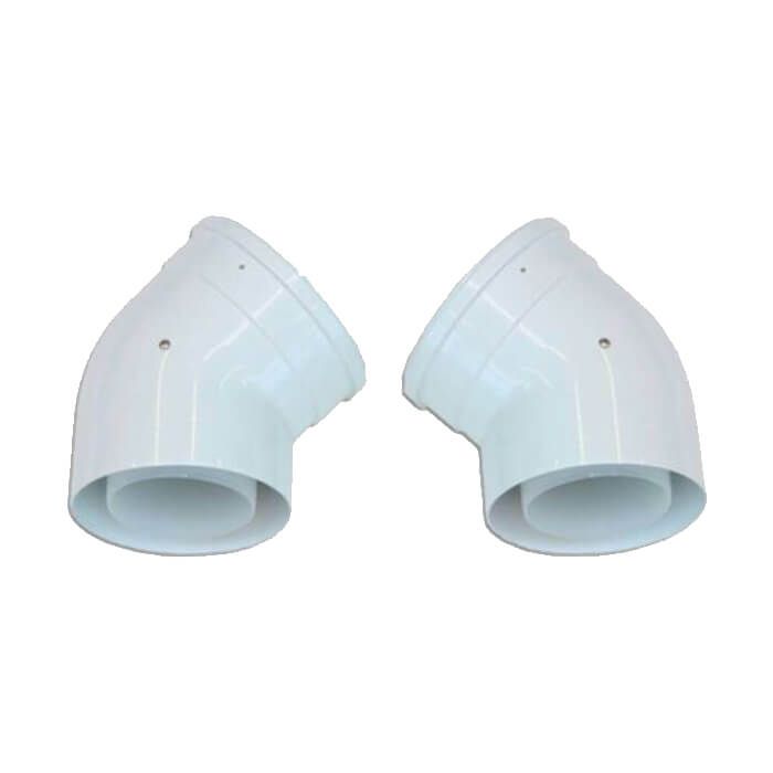 Product image for SKU 105498 Vaillant Commercial 160mm 45 Degree Elbow (Pair) - Image 1