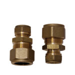 Grant 15mm Connector flex pipe compression fitting (DN16) (2pc)
