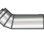 Grant L/L Balanced Flue 45 50/90 Elbow and 225mm Extension Yellow